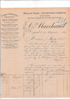 16-L.Marchand..Bois Du Nord, Scierie & Raboterie...Cognac..(Charente)...1894 - Other & Unclassified