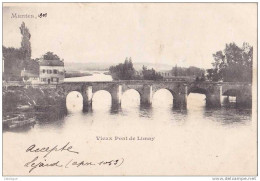 CPA 78 - MANTES - Le Vieux Pont De Limay - Mantes La Jolie