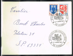 EXP-L72 - FRANCE Cachet Comm. Illustré Exposition Philatélique Cernay 1967 - Commemorative Postmarks