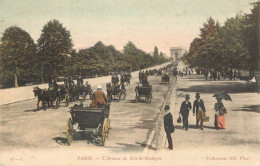 Postcard France Paris L'avenue De Bois De Boulogne - Sonstige Sehenswürdigkeiten