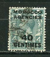 MAROC (GB) ZONE FRANÇAISE - SOUVERAIN  - N° Yvert 16 Obli. - Morocco Agencies / Tangier (...-1958)