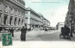 Postcard France Bordeaux Cours Du Chapeau Rouge - Bordeaux