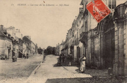 21 , Cpa  SEMUR , 31 , La Rue De La Liberté , ND Phot  (15563) - Semur