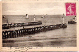 14 TROUVILLE - La REINE Des PLAGES - Les Jetées Vues Du Casino - Cie Des Arts Photomécaniques - Trouville