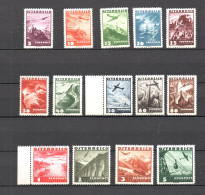 Osterreich 1935 Satz  598/611 (ohne 10 Schilling) Flugpostmarken Postfrisch - Unused Stamps