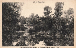 FRANCE - Alpes Mancelles - St Ceneri Le Gerei - Bords De Sarthe Ves Le Pont - Vue D'ensemble - Carte Postale Ancienne - Alencon