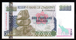 659-Zimbabwe 1000$ 2003 WJ340 Neuf/unc - Zimbabwe