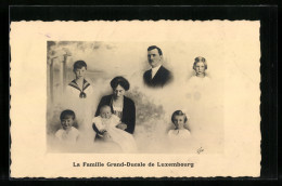 AK La Famille Grand-Ducale De Luxembourg  - Familles Royales