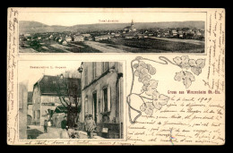 68 - WINZENHEIM - VUE GENERALE - RESTAURANT L. GSPANN - CARTE 2 VUES - Wintzenheim