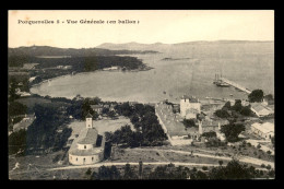 83 - PORQUEROLLES - VUE GENERALE EN BALLON - Porquerolles