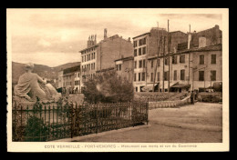 66 - PORT VENDRES - MONUMENT AUX MORTS ET RUE DU COMMERCE - Port Vendres