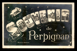 66 - PERPIGNAN - SOUVENIR - LETTRES MULTIVUES - Perpignan