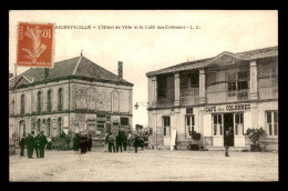 17 - AIGREFEUILLE - L'HOTEL DE VILLE ET LE CAFE DES COLONNES - Autres & Non Classés