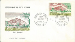 COTE D' IVOIRE FDC 200F ABIDJAN DE 1970 LETTRE COVER - Côte D'Ivoire (1960-...)