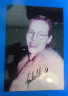 AUTOGRAPHE DE GABRIELLE LAZURE SUR PHOTO - Acteurs & Comédiens