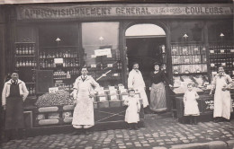 Carte Photo épicerie Couleurs Non Située - Andere & Zonder Classificatie