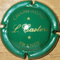 Capsule Champagne Louis CASTERS Série 1 - Nom Horizontal Sur France, Vert & Or Mat Nr 04 - Autres & Non Classés