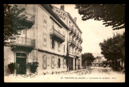 74 - THONON-LES-BAINS -  HOTEL DE FRANCE AVENUE DE LA GARE - Thonon-les-Bains