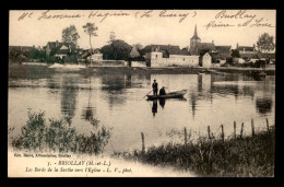 49 - BRIOLLAY - LES BORDS DE LA SARTHE VERS L'EGLISE - Otros & Sin Clasificación