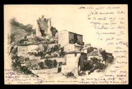 07 - LAMASTRE - RUINES DU CHATEAU - Lamastre