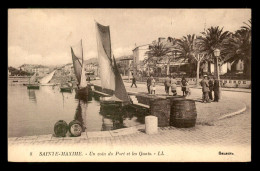 83 - SAINTE-MAXIME - LE PORT ET LES QUAIS - Sainte-Maxime