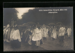 AK Wien, Eucharistische Festprozession 1912, Geistliche Mit Regenschirmen  - Other & Unclassified