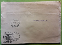 FINLAND FINLANDE,  Lettre Helsinki Cover Centenaire Du Timbre 1845 - 1945 Stamp Centenary > Stockholm 16.6.1945 - Cartas & Documentos