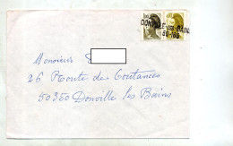 Lettre Cachet Annulation Donville - Manual Postmarks