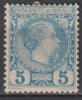 MONACO - 1885 - YVERT N°3 * MLH - COTE = 110 EUR. - - Unused Stamps