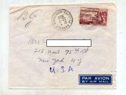 Lettre Cachet La Napoule Sur Evian - Manual Postmarks