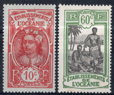 OCEANIE  Timbres-Poste N°49* & 56* Neufs Charnières TB Cote : 3€00 - Unused Stamps