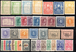 3267. NICE OLD  STAMPS LOT,SOME(4) SETS, MINT HINGED. - Venezuela