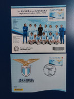 Foglietto Francobollo E Cartolina Affrancata Lazio Calcio 2024 50° Anniversario - 2021-...: Nieuw/plakker