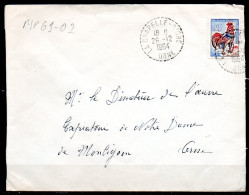 MP61-02 : Dept 61 (Orne) LA CHAPELLE-RICHE 1964 > Cachet Type B8 - Handstempel