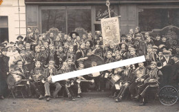 49 ANGERS 1914 - Carte Photo De La Fanfare Des Gas'Zarts École Nationale Des Arts Et Métiers Par Le Photographe J.Evers - Angers