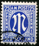 Germany,Bizone,Mi#9 25 Pf.,cancel,as Scan - Briefe U. Dokumente