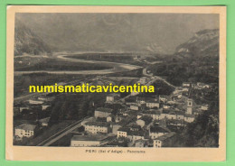 PERI Verona Val D' Adige Panorama Stazione Ferroviaria Cpa Viaggiata 1955 - Verona