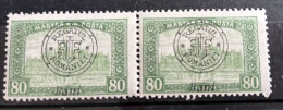 Magyar Kir Posta / Surcharge Regatul Romaniei (paire 2 Timbres Neufs) - Unused Stamps