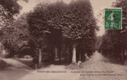 60 , Cpa PONT STE MAXENCE , Intérieur De L'ancien Abbaye Du Moncel  (15577) - Pont Sainte Maxence