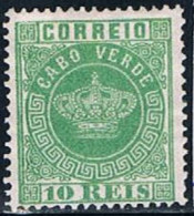 Cabo Verde, 1881/5, # 10 Dent. 12 1/2, MNG - Cap Vert