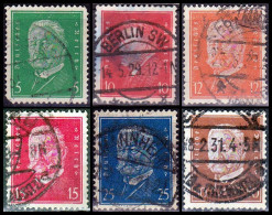 1928 - 1932 - ALEMANIA - LOTE 6 SELLOS - Gebruikt