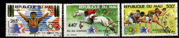 - MALI - 1984 - YT N° PA 489 / 491 - Oblitérés - JO Los Angeles - Série Complète - Mali (1959-...)