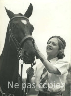 CAVALIERE Et SON CHEVAL 1934 Photo 17 X 13 Cm Par MICHEL BRODSKY équitation Hippisme - Otros & Sin Clasificación