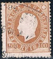 Cabo Verde, 1886, # 21 Dent. 12 1/2, Used - Isola Di Capo Verde