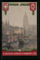 AK Frankfurt Am Main, XI. Deutsches Turnfest Juli 1908, Boote  - Andere & Zonder Classificatie