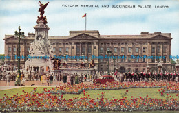 R125448 Victoria Memorial And Buckingham Palace. London. Valentine. Valesque - Other & Unclassified