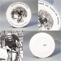 ASSIETTE HISTOIRE DU TOUR DE FRANCE HB & C FRANTZ TERRE DE FER @ Sport Cyclisme Vélo - Choisy Le Roi (FRA)