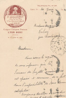 69 // LYON  LARDANCHET Libraire éditeur   Carte Publicitaire - Sonstige & Ohne Zuordnung