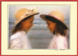 Photo Jeunes Filles Sur La Plage " Flou Artistique " - Collection Secrets De Ron Oliver - Photographie