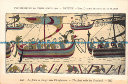 R125552 Bayeux. The Queen Mathilda Tapestry. The Fleet Sails For England. ND. No - Monde